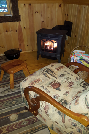 vacation rental woodstove, saranac  lake, ny